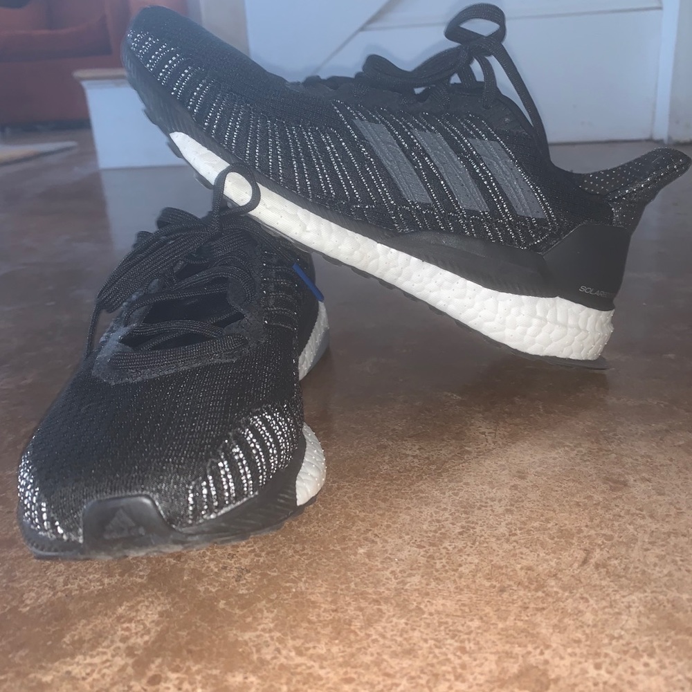 Adidas Solarboost black and white